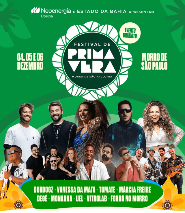 Festival de Primavera Morro de São Paulo 2026