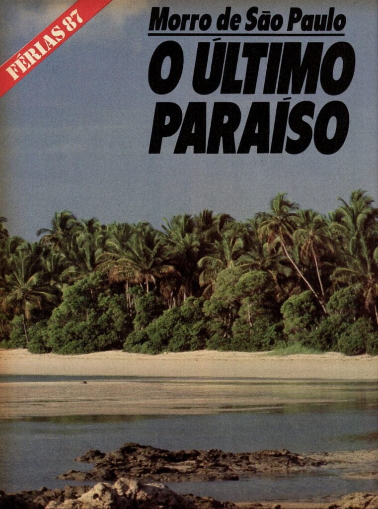 Matéria da revista Manchete de 1987 sobre Morro de São Paulo, edição 1819